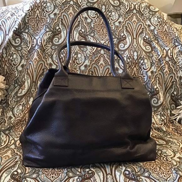 Dark Brown Italian Leather Purse - Picture 3 of 12